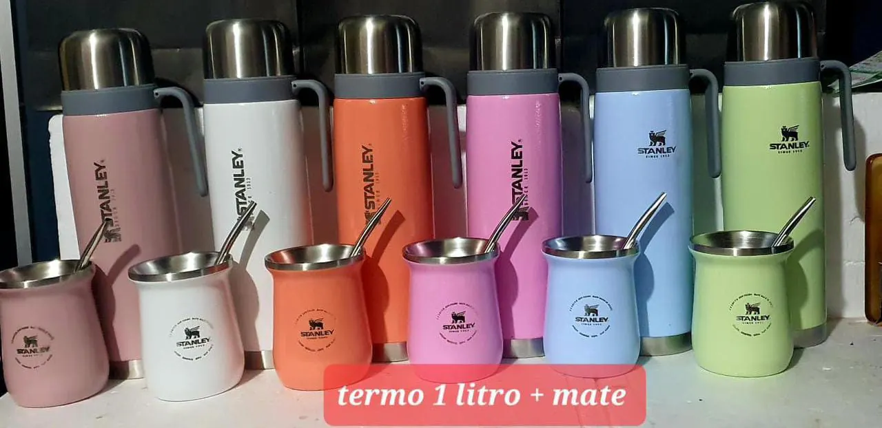 Termo 1 Litro y Mate